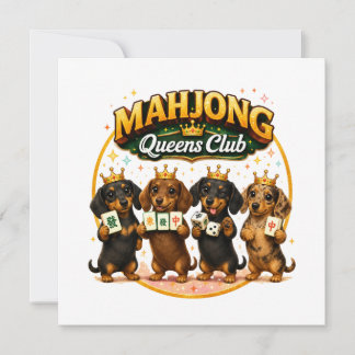 Club des Reines de Mahjong Adorables Dachshunds
