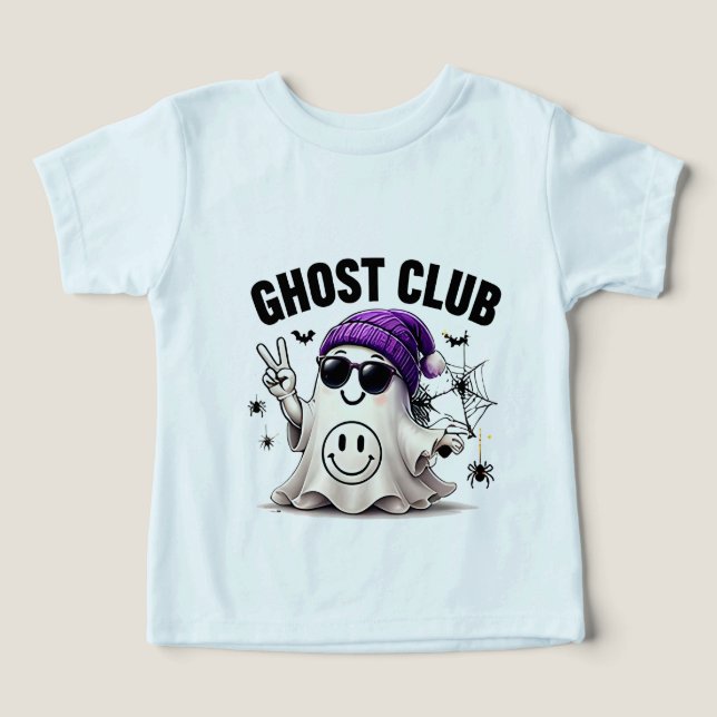Club Fantôme Smiley Drôle Fantôme Halloween (Design Recto)