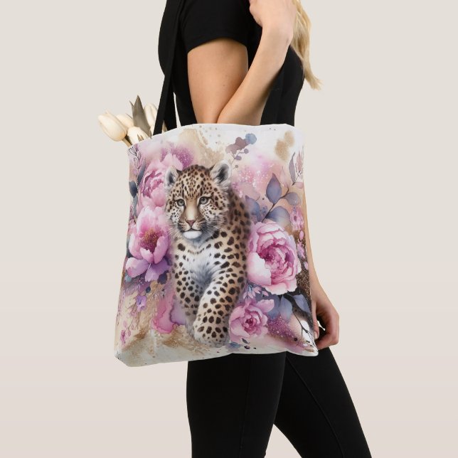 Club Leopard & Sac fourre-tout Rose (De près)
