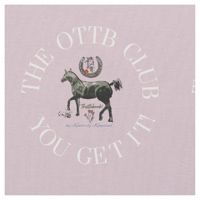 CLUB OTTB, Tissu ROSE (Fermer)