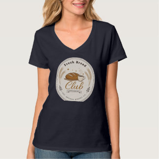 Club Pain Frais T-Shirt de la Boulangerie Vintage 