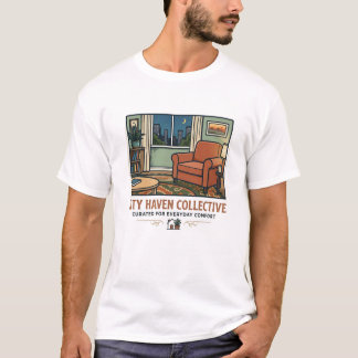 Club Reste à la Maison - T-Shirt Salon Cosy - Chat
