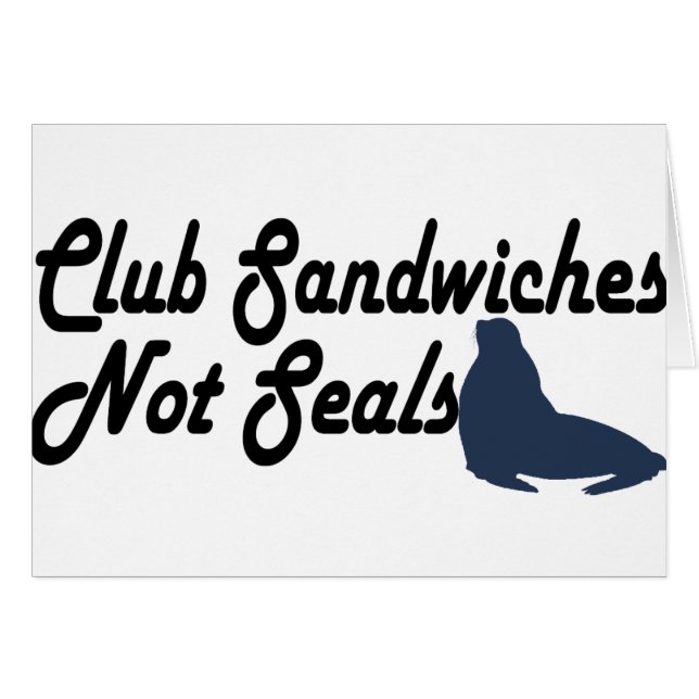 Club Sandwichs et non sceaux (Devant horizontal)