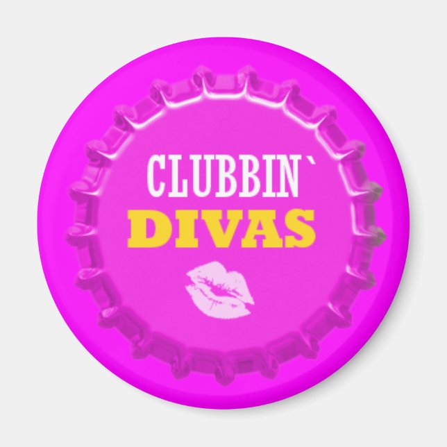 Clubbin Divas School Locker magnet office magnet (Devant)
