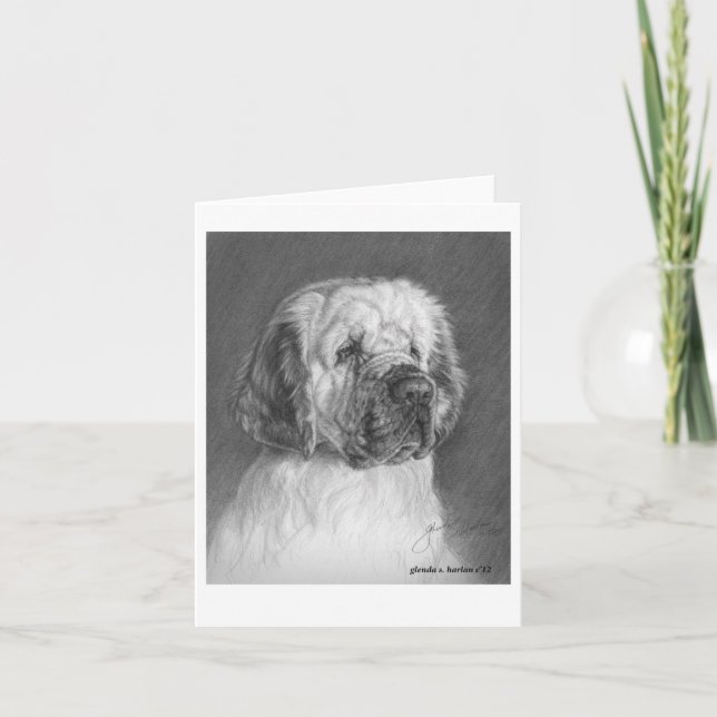 Clumber Spaniel Fine Art par Glenda S. Harlan (Devant)