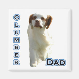 Clumber Spaniel Papa 4 - Aimant