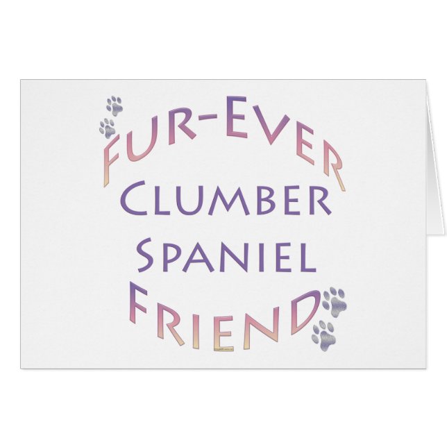 Clumer Spaniel Furever (Devant horizontal)