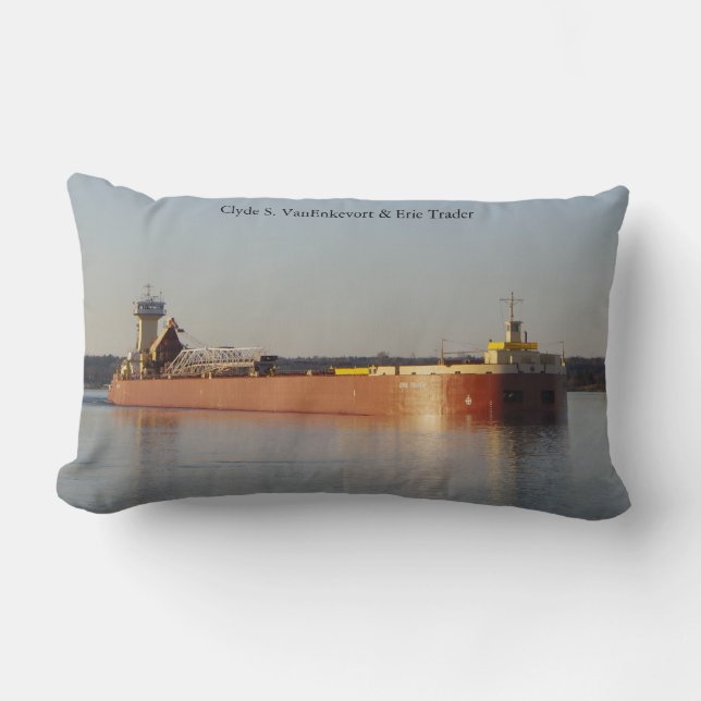 Clyde S. VanEnkevort & Erie Trader oreiller (Recto)