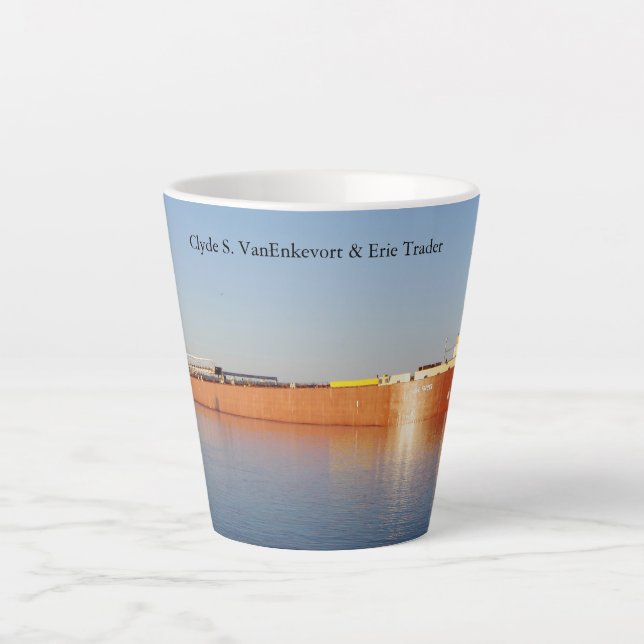Clyde VanEnkevort & Erie Trader latte mug (Devant)