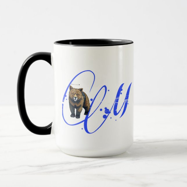 CM Bear Art - Mug de café (Gauche)