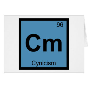 Cm - Cynisme Philosophie Symbole de la chimie