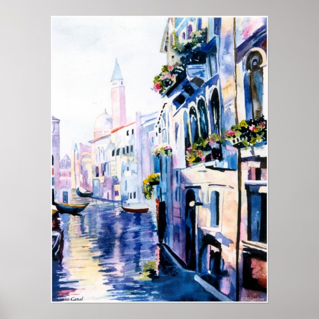 CMCarlsonVenice Canal Poster (Devant)