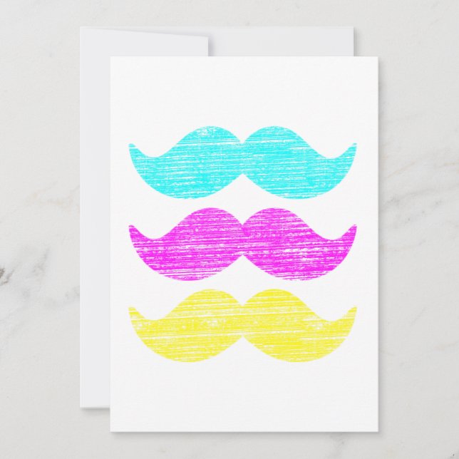 CMY Mustaches (style presse-lettres) (Devant)