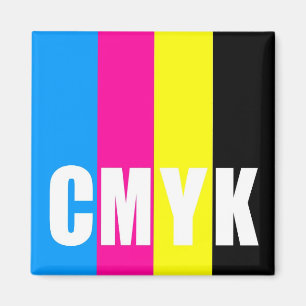CMYK - aimant carré