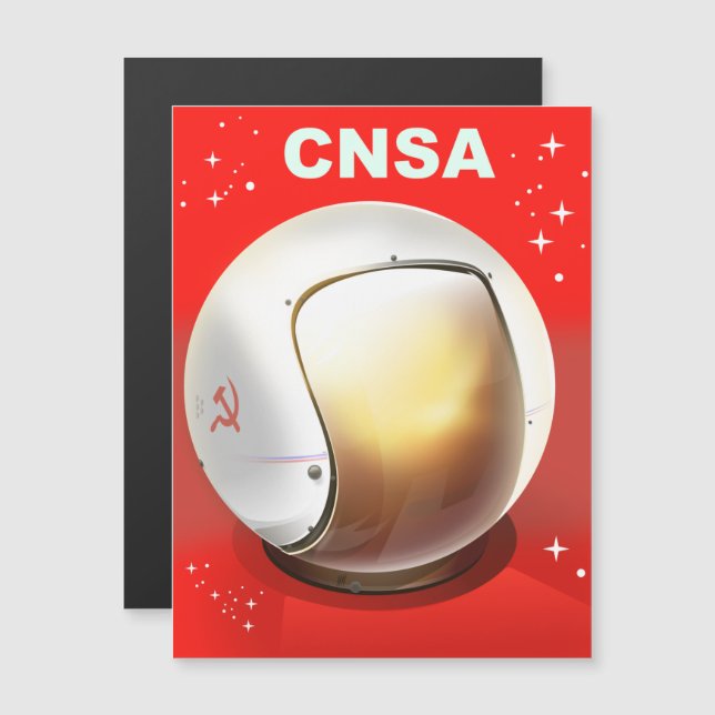 CNSA art spatial chinois. (Devant / Derrière)