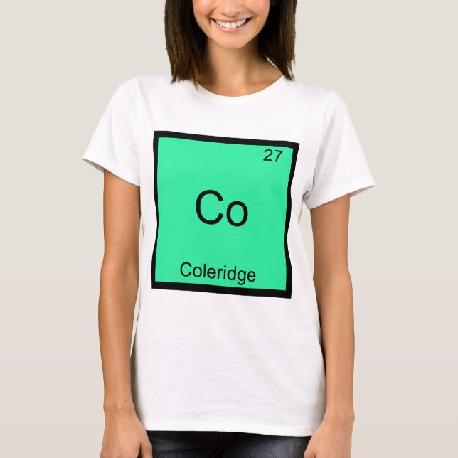 Co - Coleridge T-shirt drôle de symbole d'élément  (Devant)