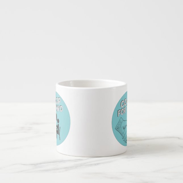 Co-op pour deux - Petite mug espresso 6 oz (Devant)