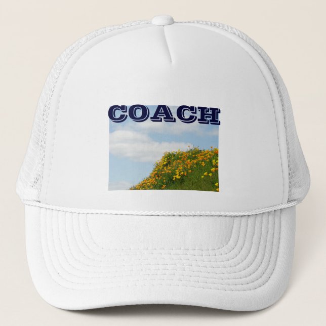 COACH casquettes de base-ball pour son Blue Sky (Devant)