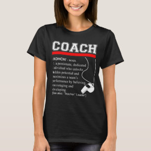 Coach Définition Tshirt Funny Coach Tee