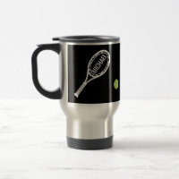 Coach joueur de tennis Personnalisé Voyage Mug