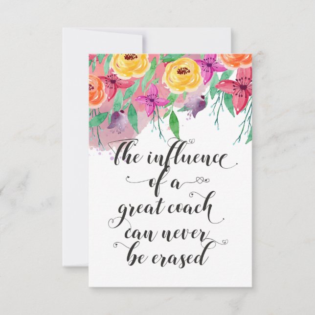 Coach merci cadeau Coach appréciation Cadeau (Devant)