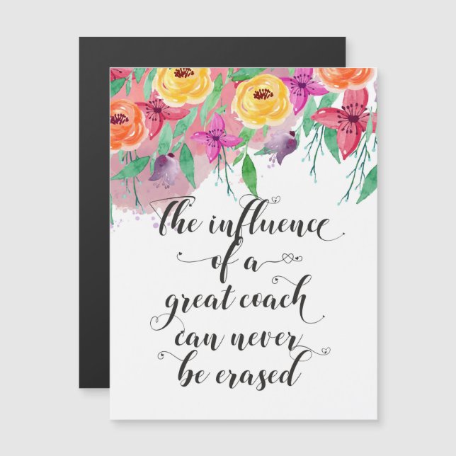 Coach merci cadeau Coach appréciation Cadeau (Devant / Derrière)