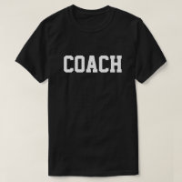 COACH T-SHIRT (AVANT et ARRIÈRE)