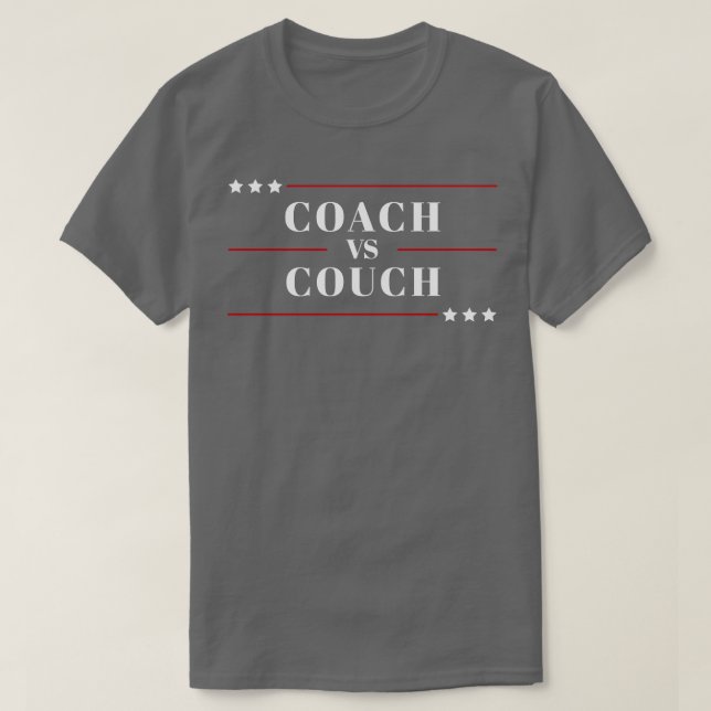Coach Vs Couch 2024 Élection Vice Funny TShirt (Design devant)