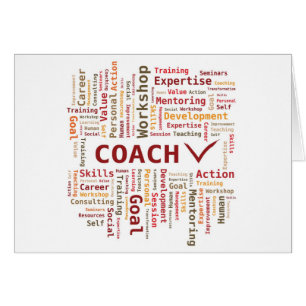 Coach Word Cloud Orange Couleurs Brown