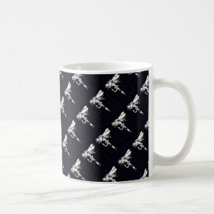 "Coachman Black" Tiled Wet Fly Trug Mug