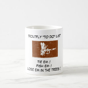 "Coachman Brown - Trout Fly "To Do List" Mug