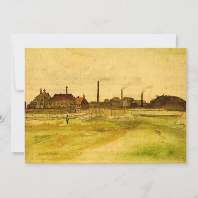 Coalmine dans le Borinage par Vincent van Gogh (Devant)