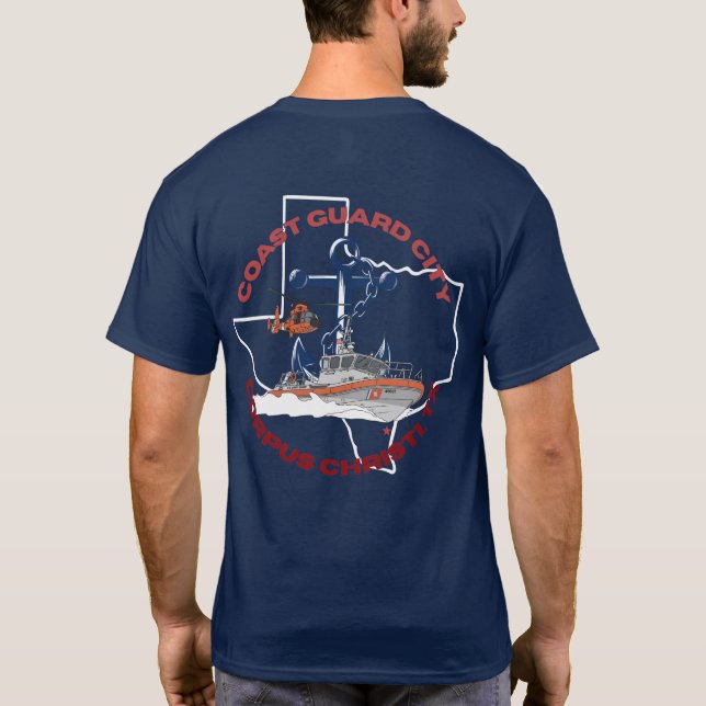Coast Guard City Corpus Christi, Tx T-Shirt (Dos)