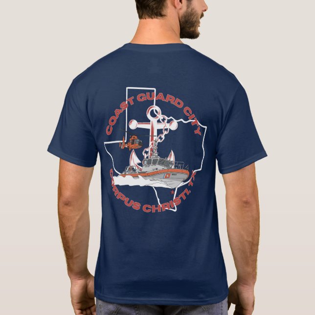 Coast Guard City Corpus Christi, Tx T-Shirt (Dos)