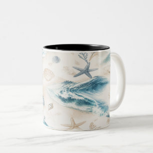 Coastal Beach Seashells Mug