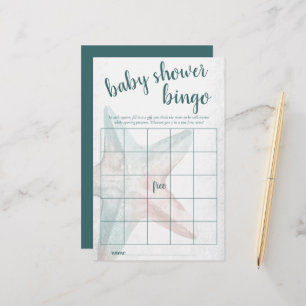 Coastal Chic Jeu de douche de bingo Turquoise St
