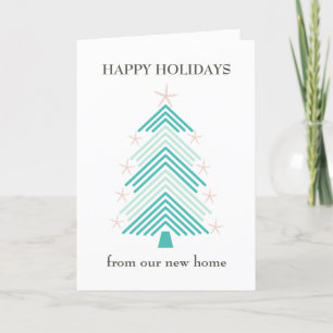 Coastal Christmas Tree Nouvelle adresse Carte de v
