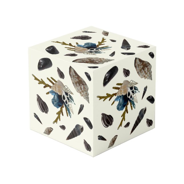 Coastal cube porte-crayon pour bureau (Angle devant)