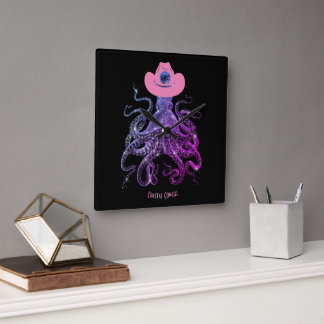 Coastère Cowgirl Silver rose Monogramme Horloge mu