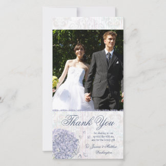 Cobalt bleu hydrangea fleur mariage merci