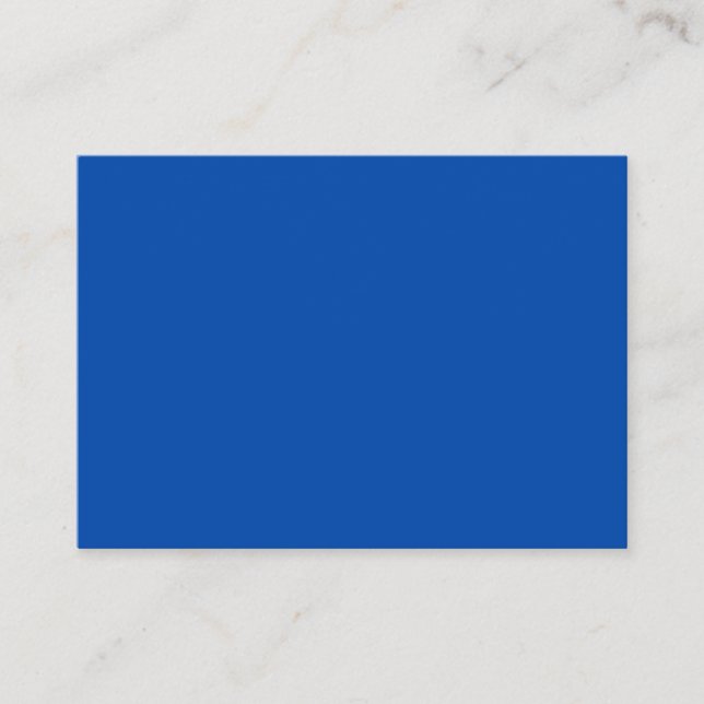 Cobalt Blue Mighty Carte de visite (Devant)