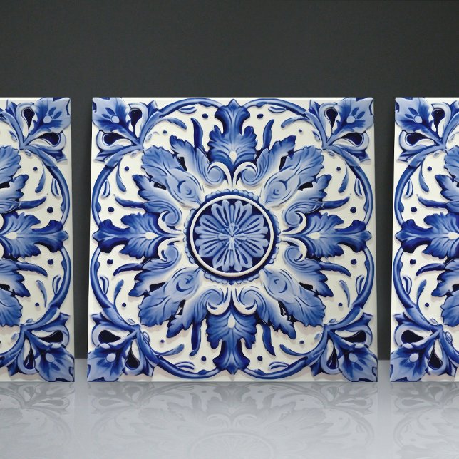 Cobalt Carreaux ibériques Artiste Portugal Azulejo (Créateur téléchargé)