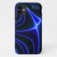 Cobalt électrique bleu Abstrait iPhone 5 Coque