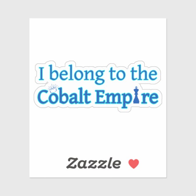 Cobalt Empire Sticker (Feuille)