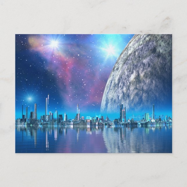 Cobalt Island Cities of the Future Carte postale (Devant)