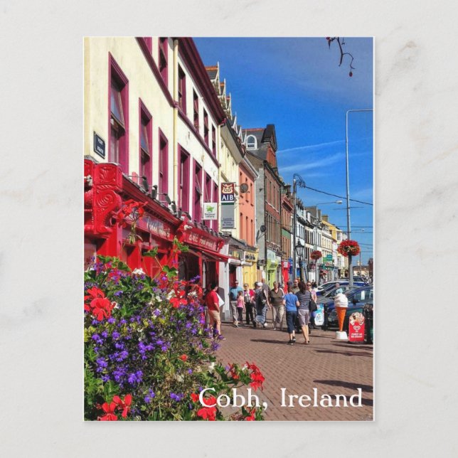 Cobh, Comté Cork Irlande, Carte postale (Devant)