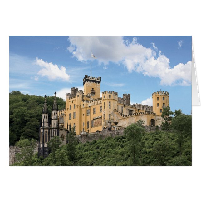 Coblence, Allemagne, château de Stolzenfels, Schlo (Devant horizontal)