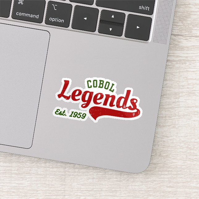 COBOL Legends Est. 1959 – A Retro Tech Sticker (Détail)
