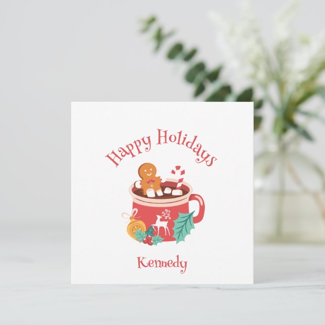 Coca chaud et pain d'épices (Debout devant)