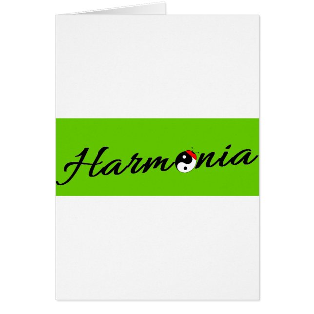 Coccinelle Harmonia zen (Devant)